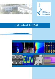 Jahresbericht 2009 - Laser-Laboratorium Göttingen e.V.