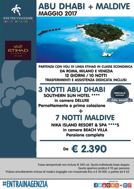 MALDIVE dal 01-05-2017 al 31-05-2016 - 2579 per SITO