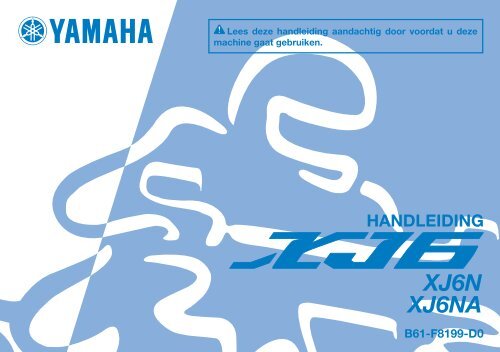 Yamaha XJ6-N - 2015 - Manuale d'Istruzioni Nederlands