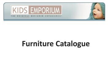 Furniture Catalogue - Kids Emporium