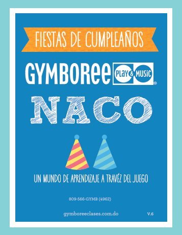 Paquete de Cumpleaños | Gymboree Naco | República Dominicana