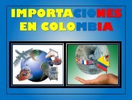 IMPORTACIONES EN COLOMBIA