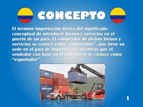 IMPORTACIONES EN COLOMBIA