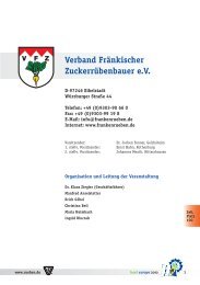 Verband Fränkischer Zuckerrübenbauer e.V. - Frankenrueben.de