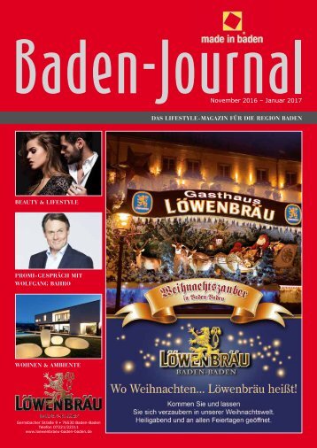 Baden Journal November - Januar 2017