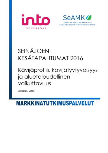 SEINÄJOEN KESÄTAPAHTUMAT 2016