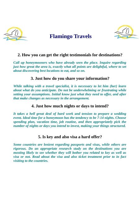 Some knowledge before planning a Honeymoon Tour Packages