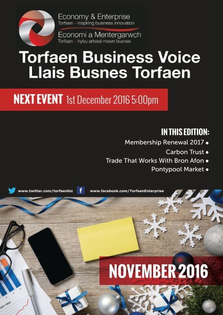 Torfaen Business Voice - November 2016 Newsletter