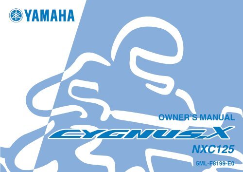 Yamaha CYGNUS 125 - 2000 - Manuale d'Istruzioni English