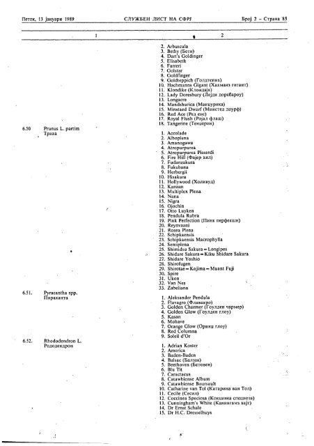 СЛУЖБЕН ЛИСТ НА СФРЈ бр.2