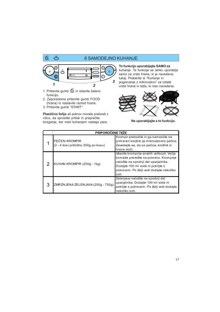 KitchenAid JT 359 alu - Microwave - JT 359 alu - Microwave SL (858735999640) Istruzioni per l'Uso