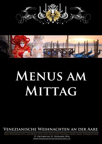 1 - Menus am Mittag