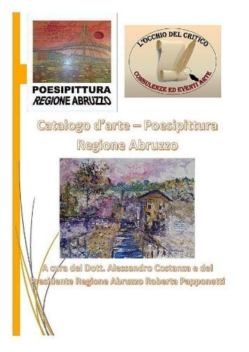 Catalogo Poesipittura Regione Abruzzo con cover