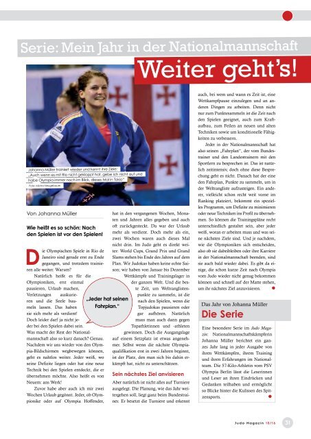 Judo-Magazin 10/2016