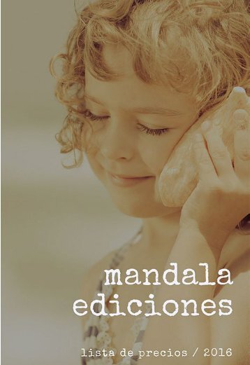 catalogo MANDALA EDICIONES 2016 con portada