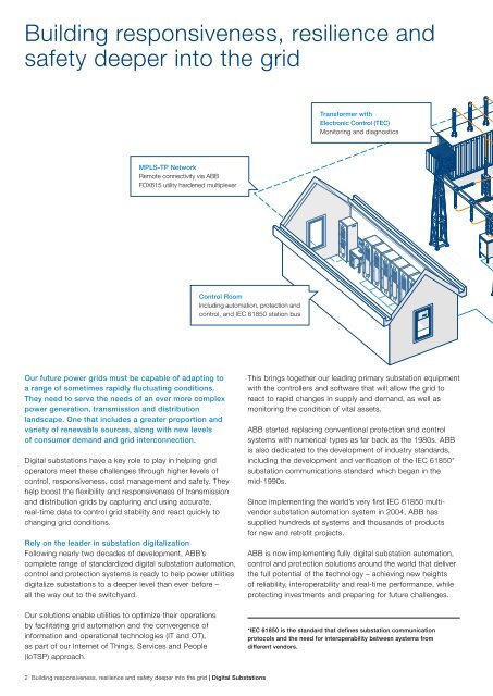 Digital substations Enabling a stronger smarter and greener grid