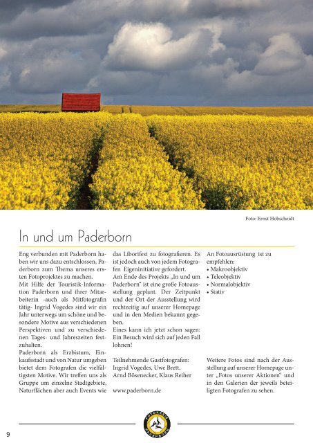 Fotokreis Paderborn Magazin 
