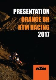 Presentation Orange BH KTM Racing 2017