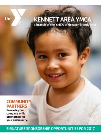 Kennett Area YMCA Sponsorship Opportunities for 2017