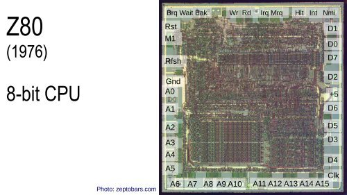 Reverse engineering old chips Ken Shirriff