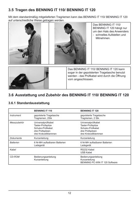 BENNING IT 120 - KOMETEC, Online-Shop für Mess