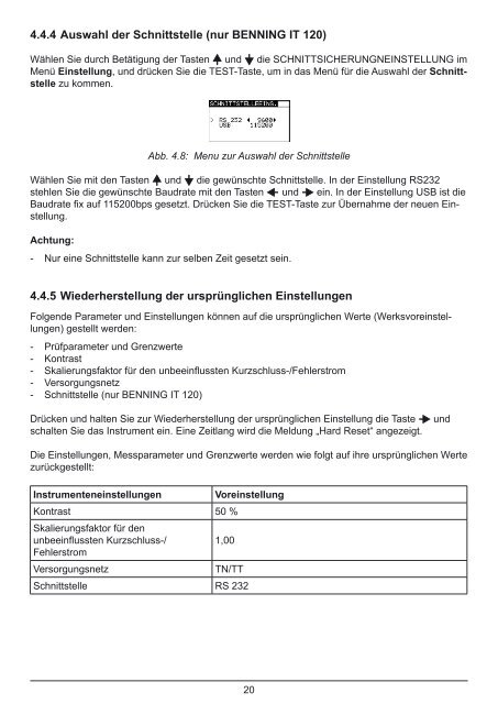 BENNING IT 120 - KOMETEC, Online-Shop für Mess