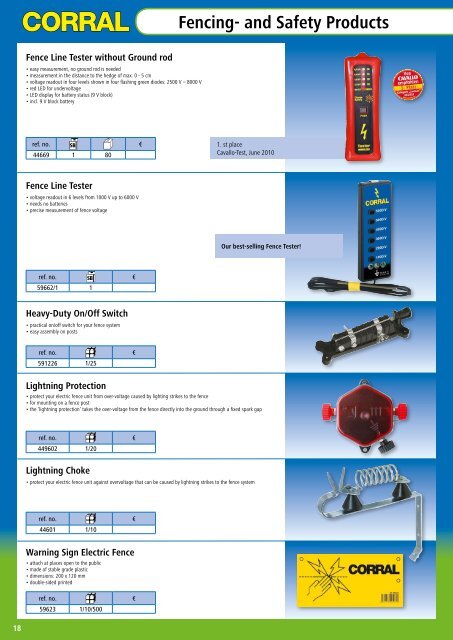 Corral Electric Fencing 2016/17