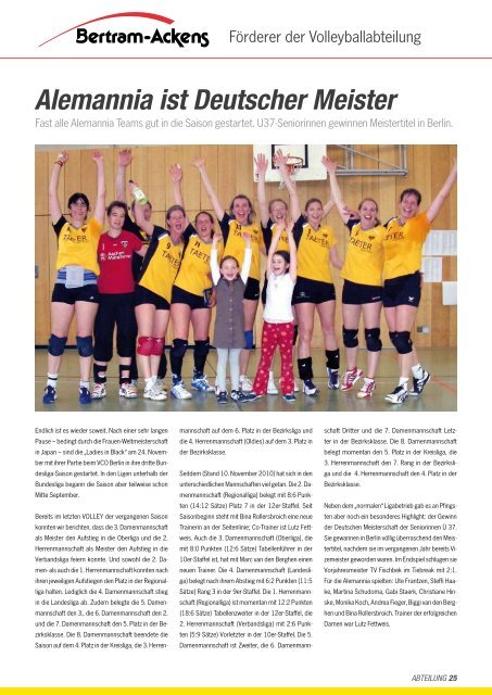 volley#01-1011 - Alemannia Aachen