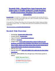 Scratch Vidz REVIEW & Scratch Vidz (SECRET) Bonuses