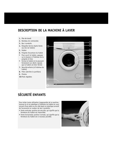 KitchenAid KING SIZE 1000 - Washing machine - KING SIZE 1000 - Washing machine FR (857081012000) Istruzioni per l'Uso