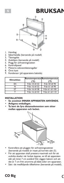 KitchenAid HF1250AP - Freezer - HF1250AP - Freezer SV (850794929000) Istruzioni per l'Uso