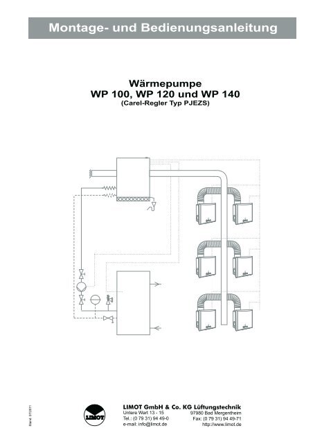 Montage- und Bedienungsanleitung - Limot