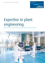 Expertise in plant engineering. - Linde Engineering Dresden GmbH