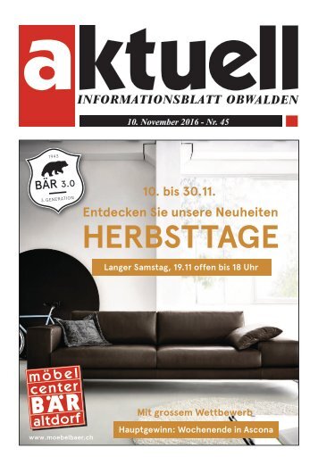 Aktuell Obwalden 45-2016
