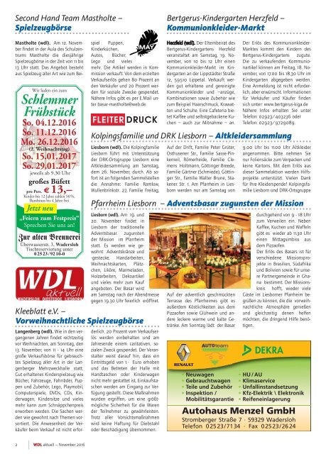 WDL-aktuell November 2016