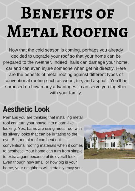 Metal Roofing Services in Graniteville SC