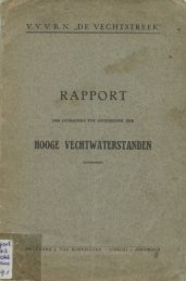 Rapport Vechtwaterstanden 1929