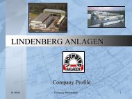 Capacity - Lindenberg-Anlagen GmbH