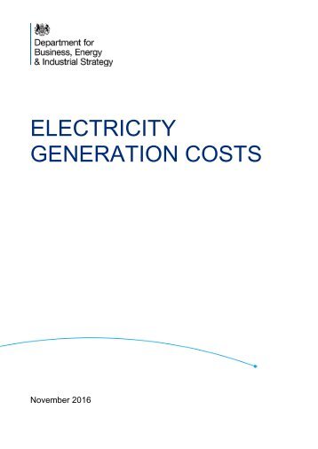 ELECTRICITY GENERATION COSTS