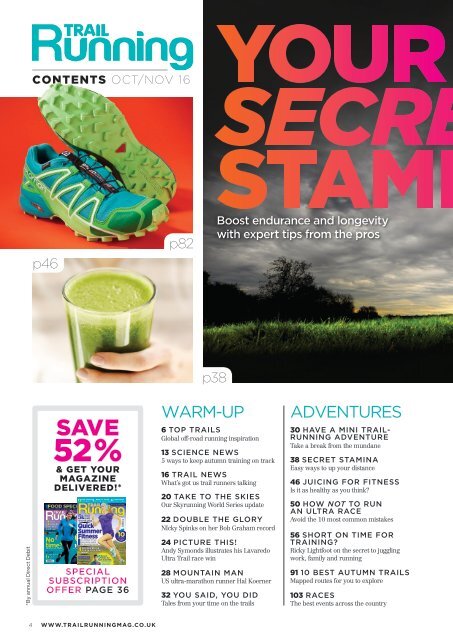 Trail Running Oct Nov issue