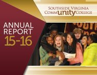 Southside Virginia CommUNITY College - Annual Report 15-16