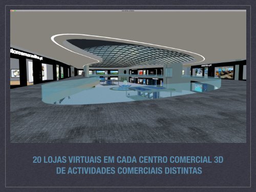 apresentação centro comercial 3d para comerciais 