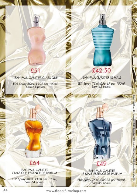 The Perfume Shop Christmas Brochure