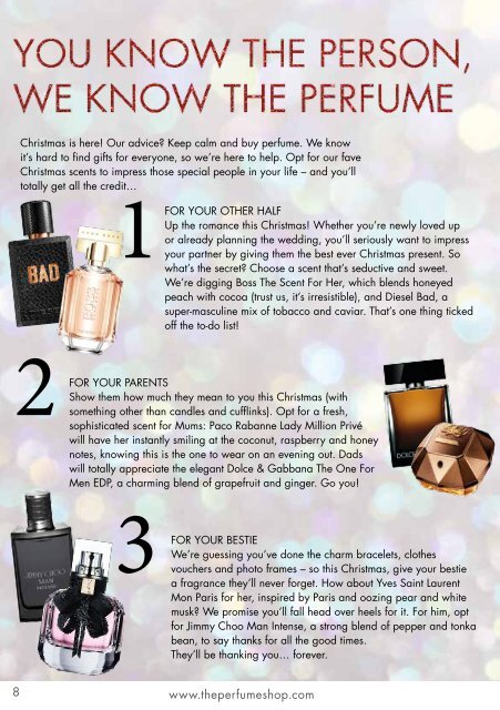 The Perfume Shop Christmas Brochure