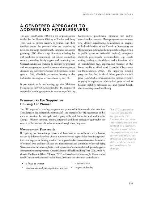 EXPLORING EFFECTIVE SYSTEMS RESPONSES TO HOMELESSNESS