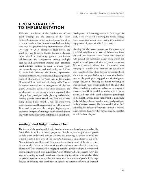 EXPLORING EFFECTIVE SYSTEMS RESPONSES TO HOMELESSNESS