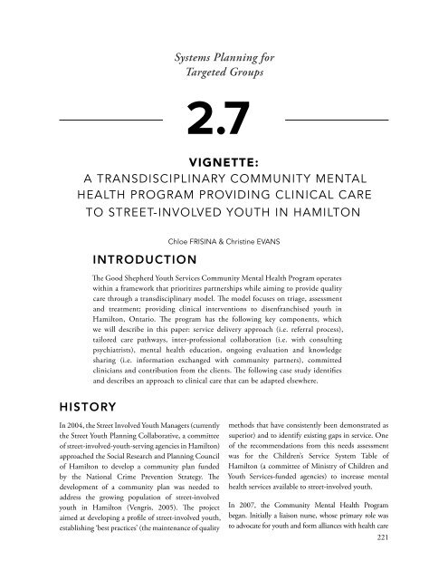 EXPLORING EFFECTIVE SYSTEMS RESPONSES TO HOMELESSNESS