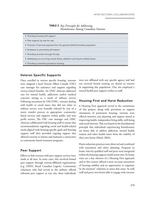 EXPLORING EFFECTIVE SYSTEMS RESPONSES TO HOMELESSNESS