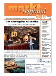 1. April 2012:8 JAHRE - markt regional