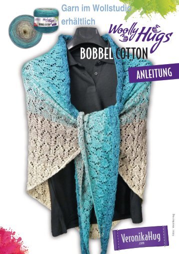 Anleitung BOBBEL Cotton Woolly Hugs Tuch Jubilaeum